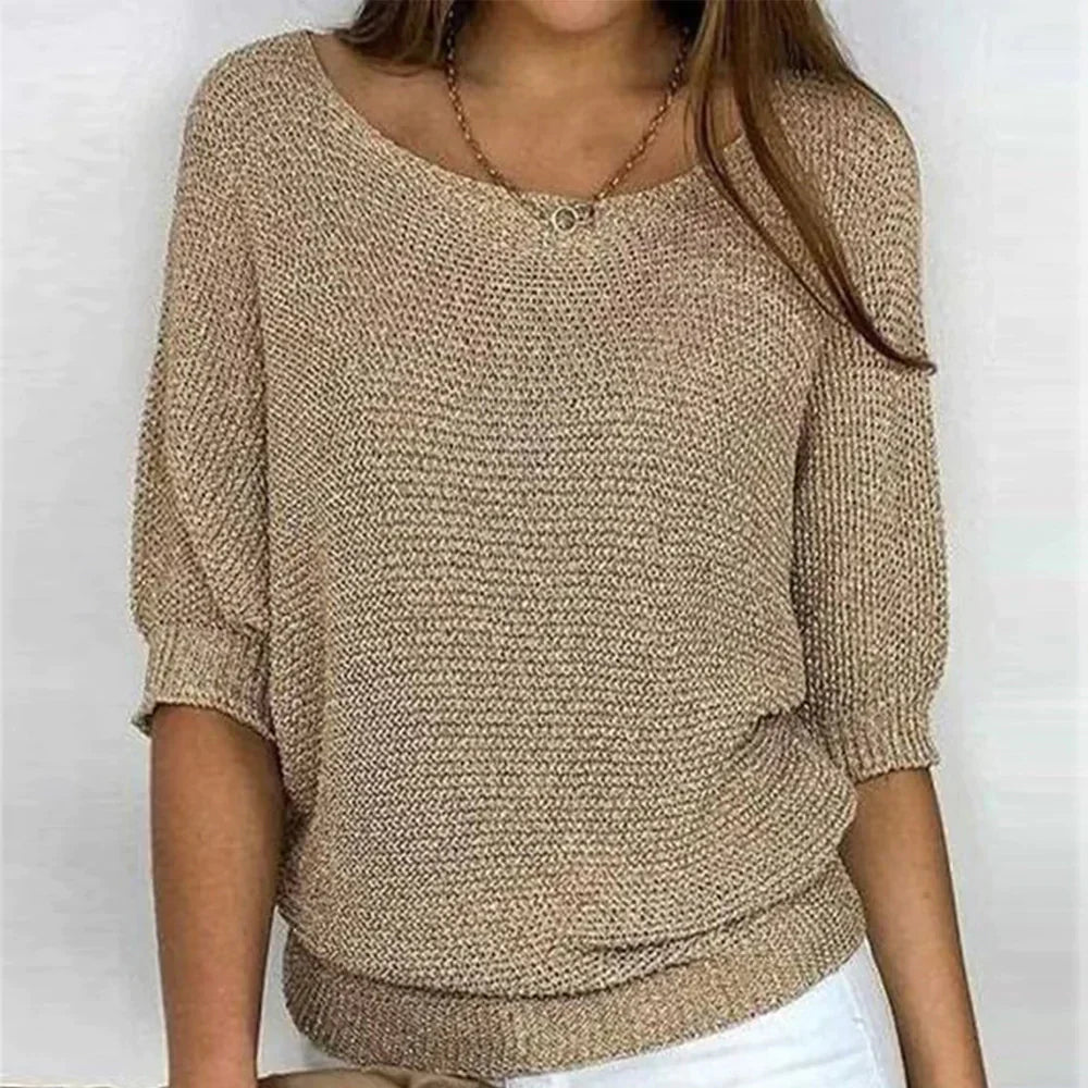 Virginia® | Sleeveless 3/4-Length Blouse With Crocodile Pattern.