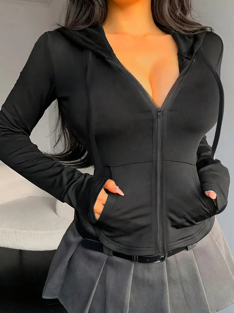 Caterina® | Cotton Zip-Up Hoodie