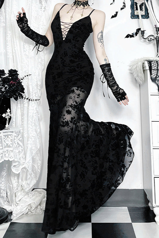 Subculture Gown Gothic Dress