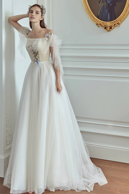 Forest Dreamy Palace Wedding Dress