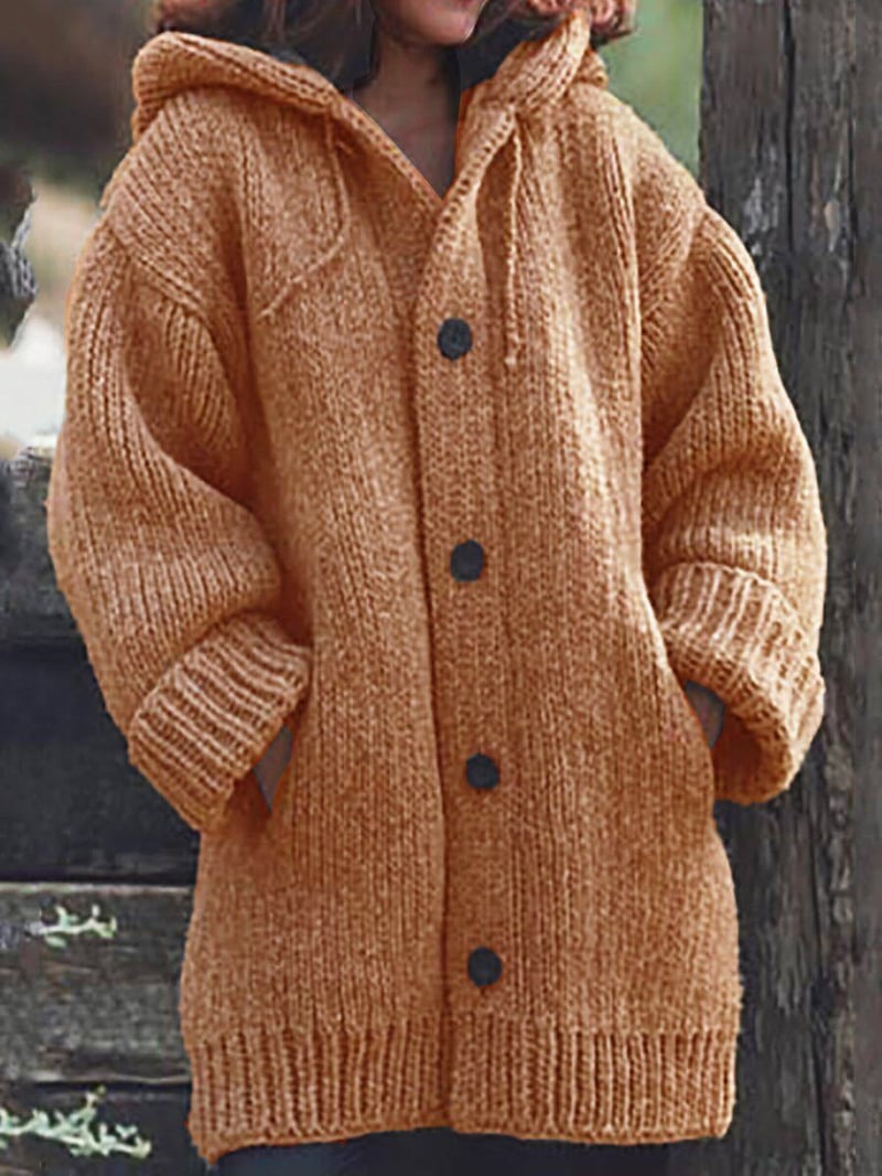Esme | Women's Hooded Oversized Knit Cardigan