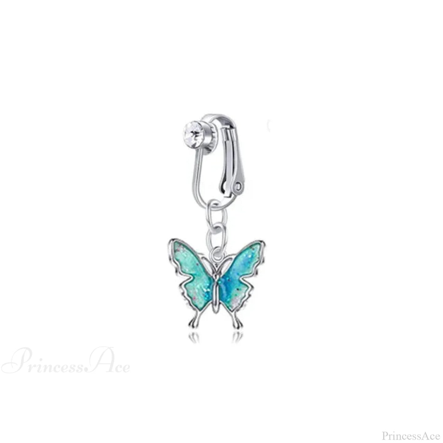 Fashion Butterfly Gothic Fake Belly Ring