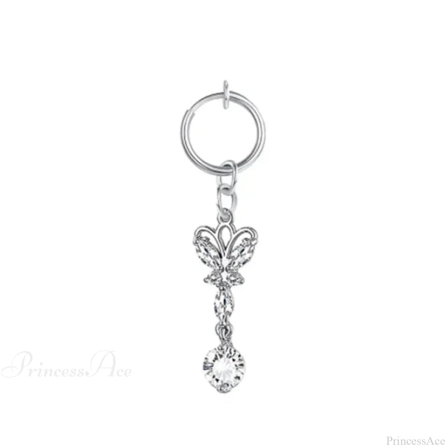 Fashion Butterfly Gothic Fake Belly Ring