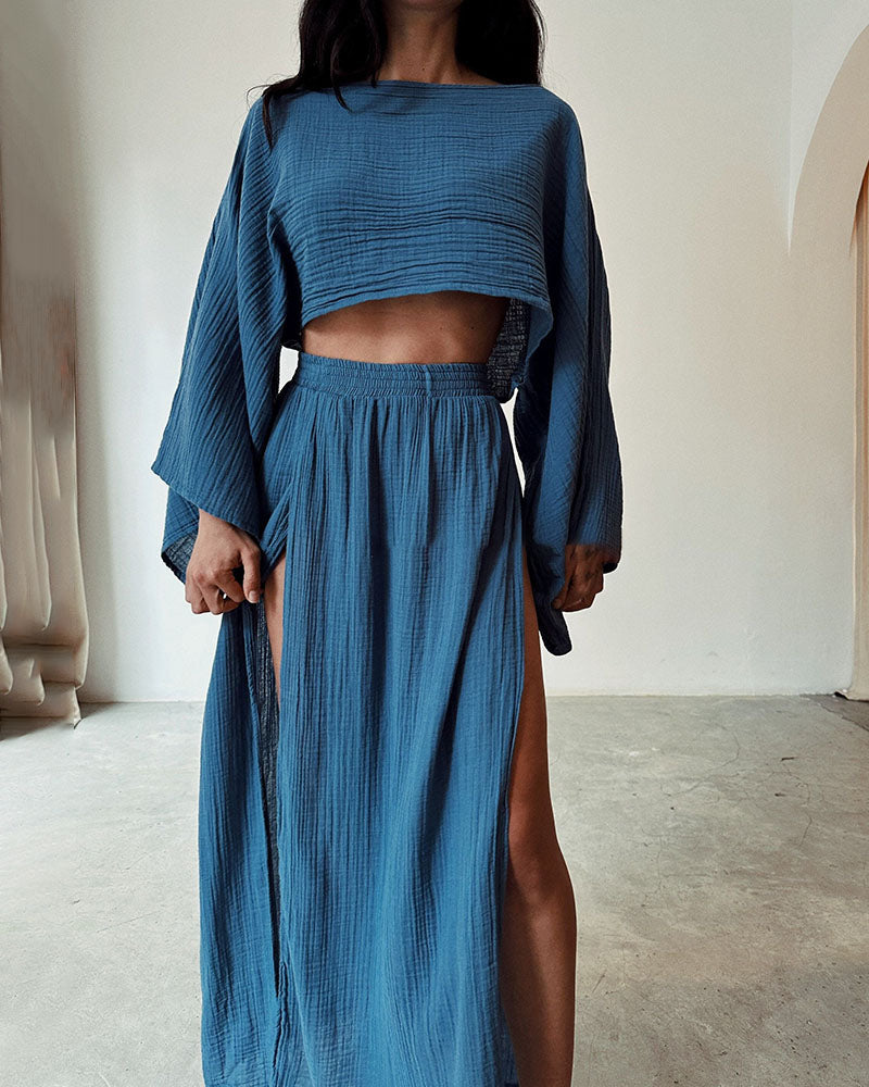 Yara® | Two-Piece Set Flowy Split In
