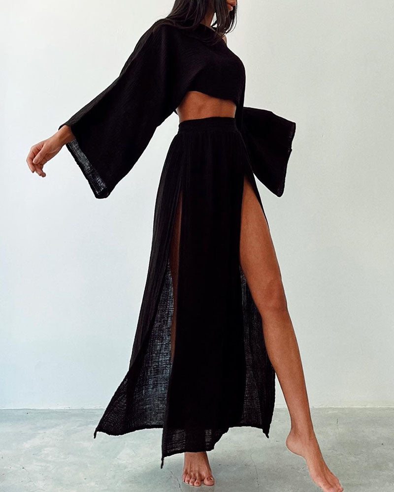 Pilar® | Two-Piece Set Flowy Split In