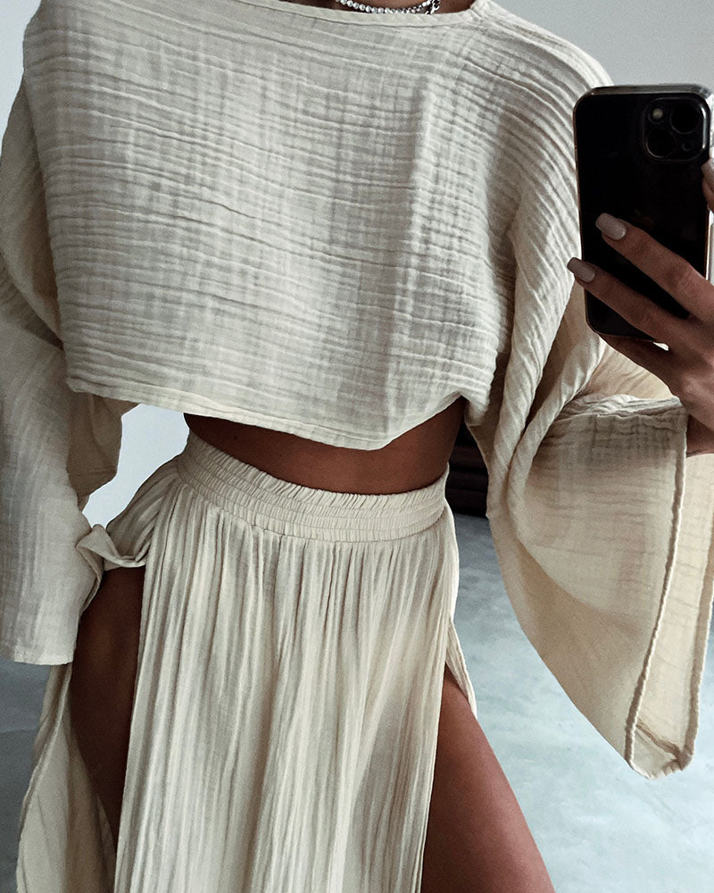 Pilar® | Two-Piece Set Flowy Split In