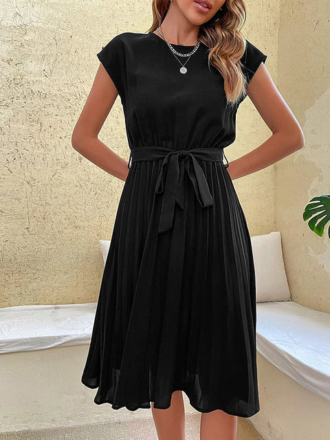 Paula® | Cecilia Mini Dress With Short Sleeves And Pleats
