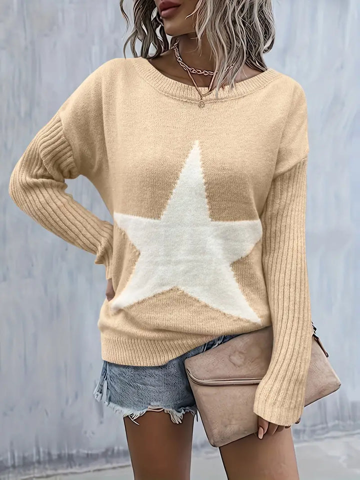 Pink | Elegant and casual winter sweater