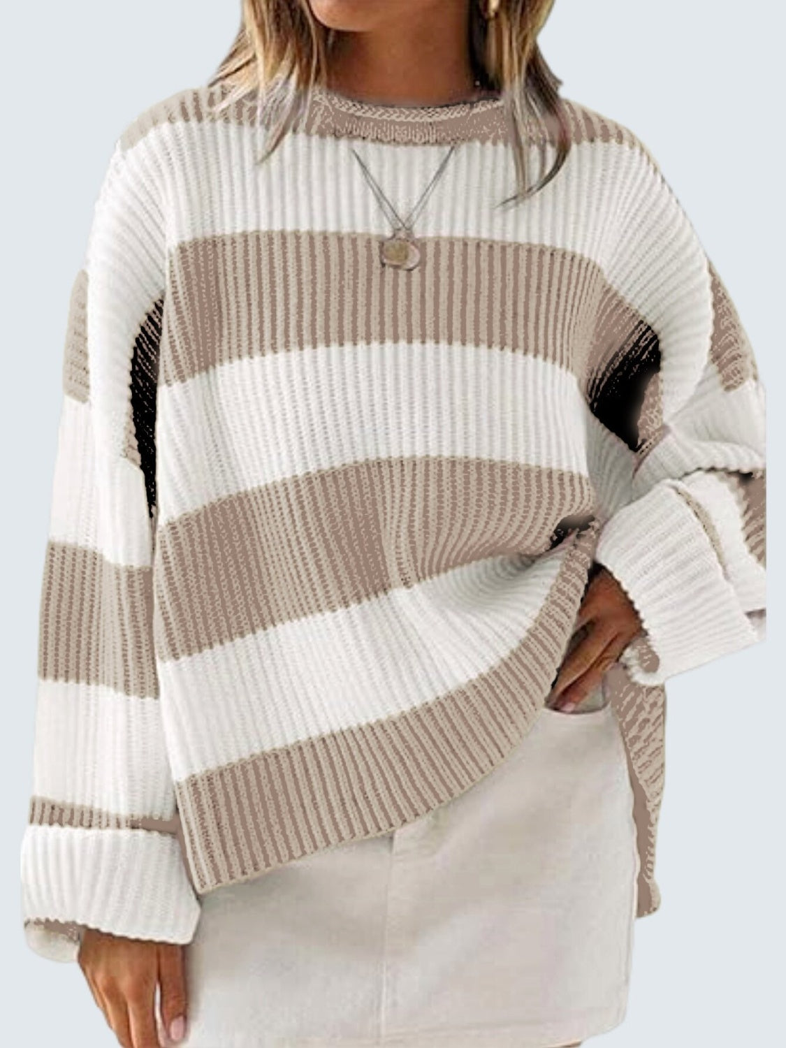 Tania | Crew neck sweater with long sleeves