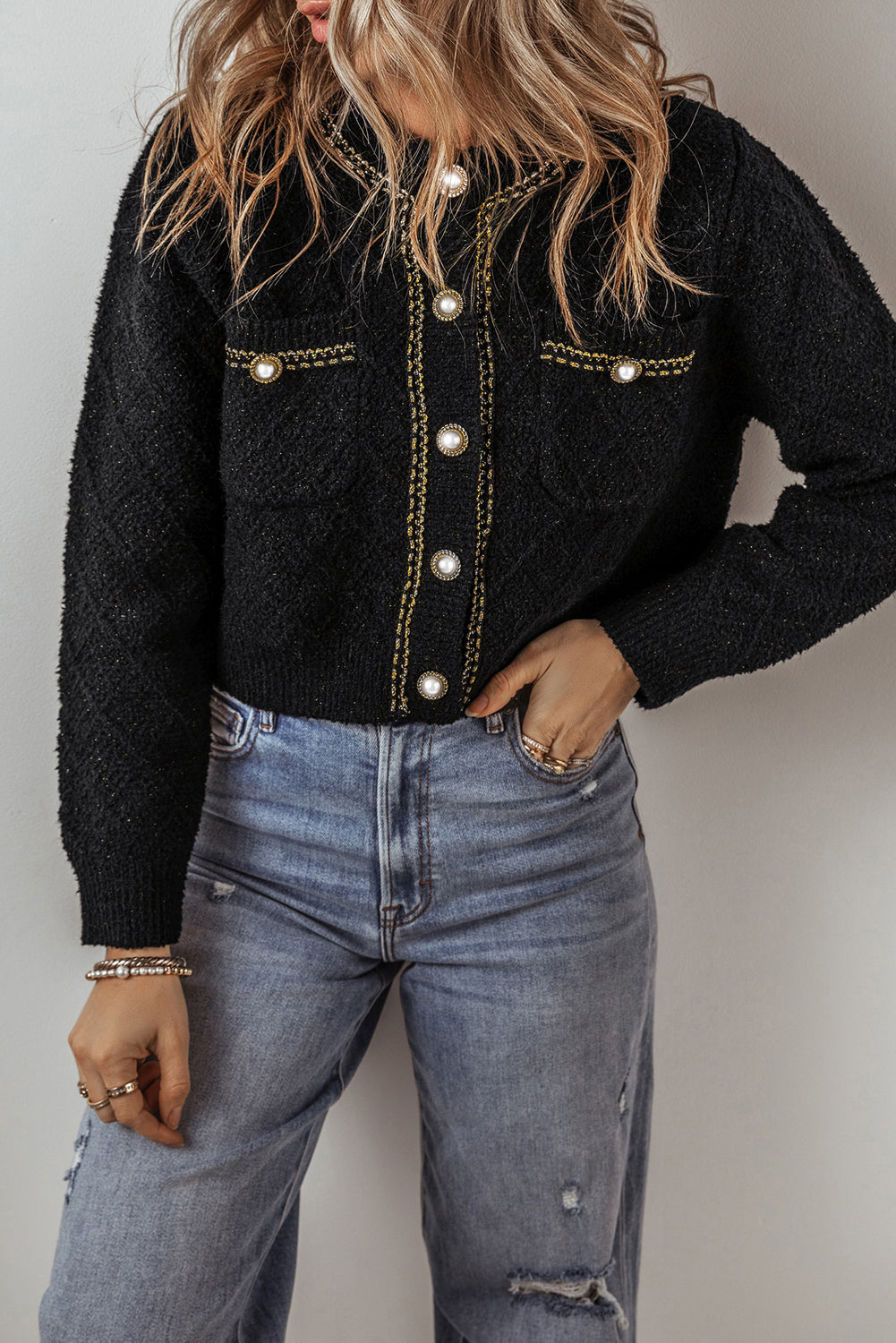 Dominique| Modern and comfortable winter cardigan