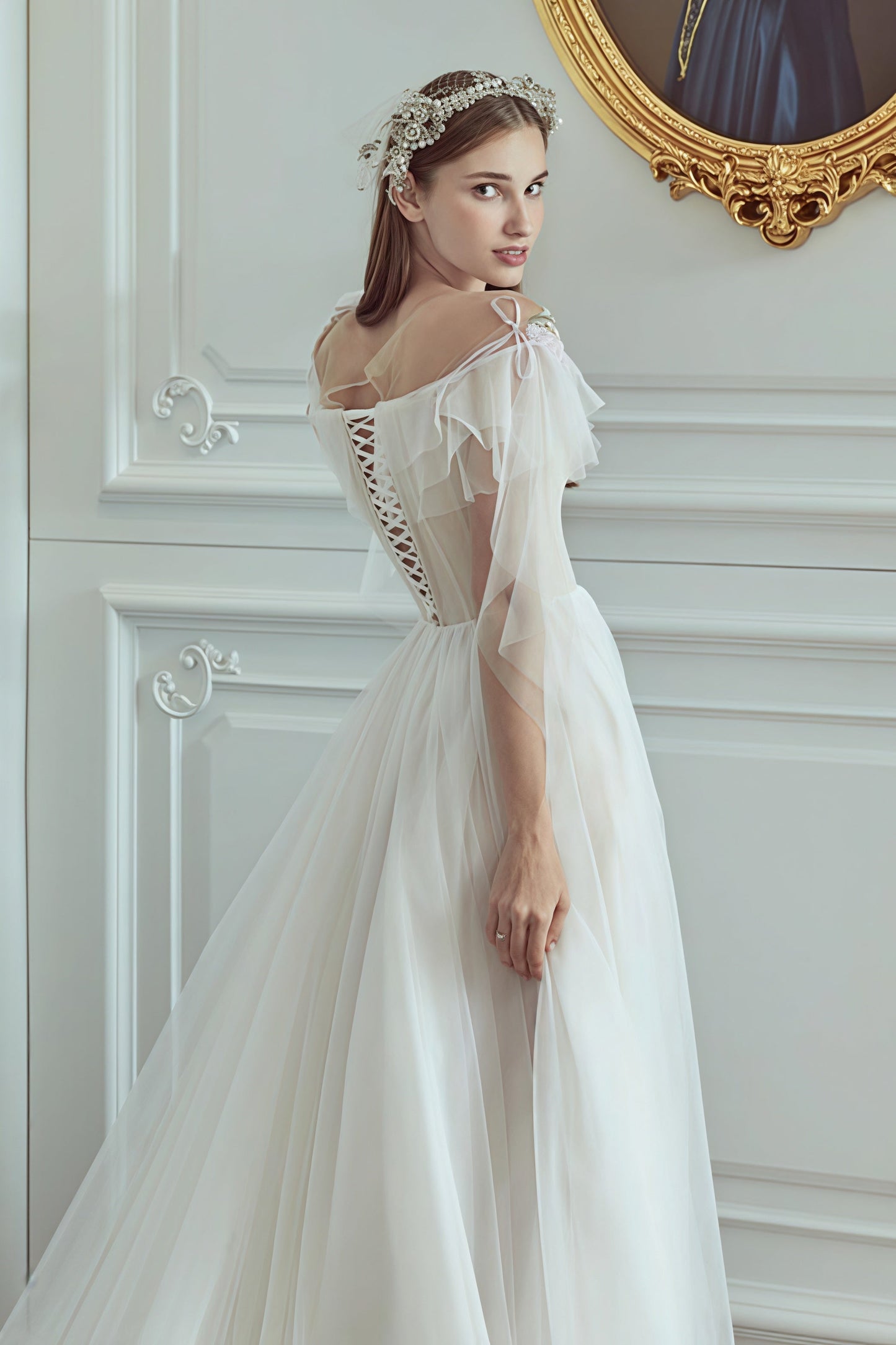 Forest Dreamy Palace Wedding Dress