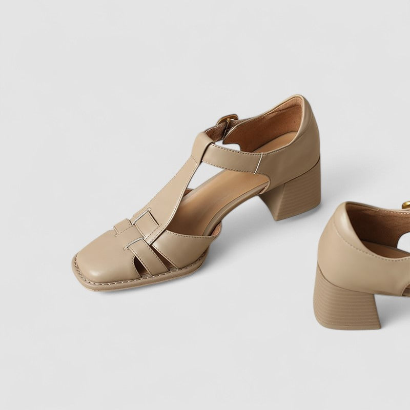 Krista | Orthopedic T-Strap Heels