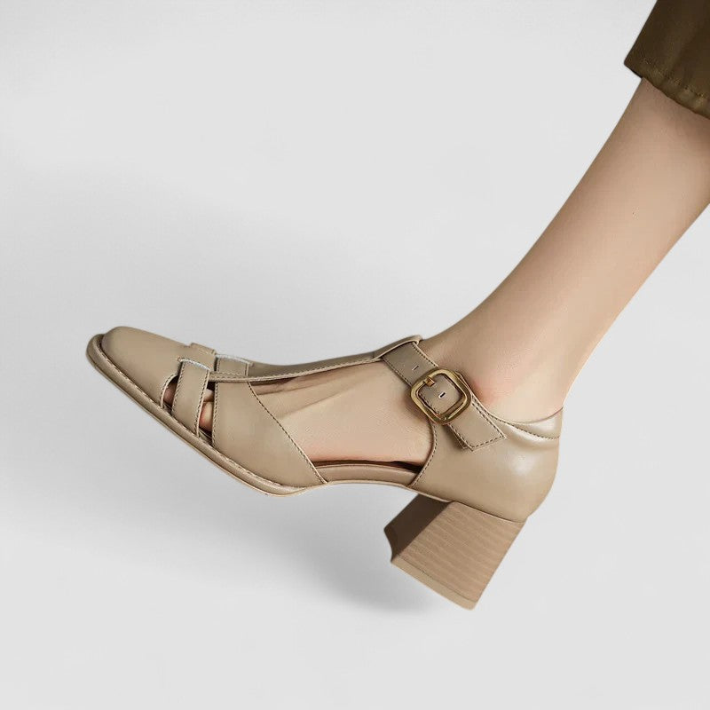 Krista | Orthopedic T-Strap Heels