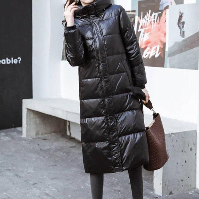 Beatriz | Long, lightweight, waterproof down coat for women