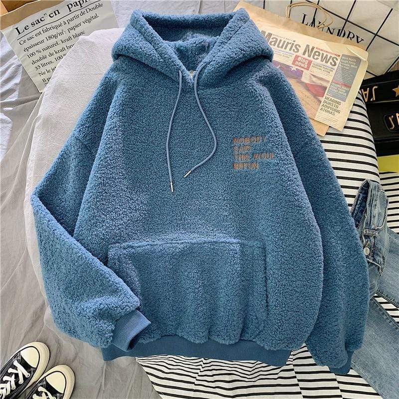 Zaira | Autumn flannel hoodie for women