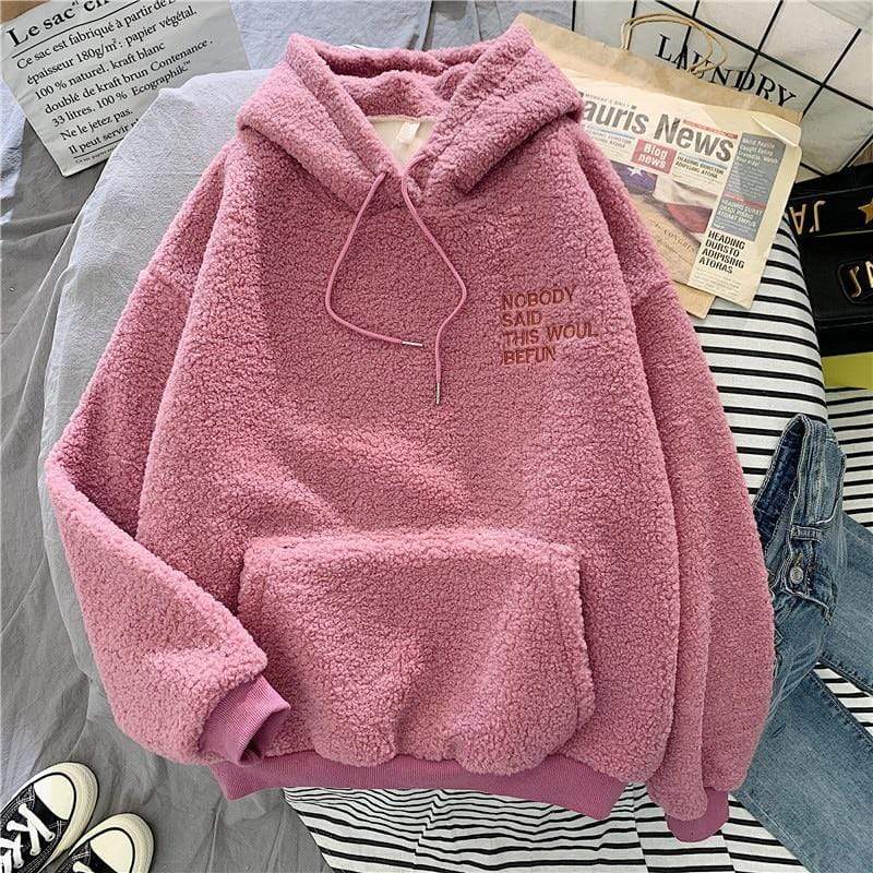 Zaira | Autumn flannel hoodie for women