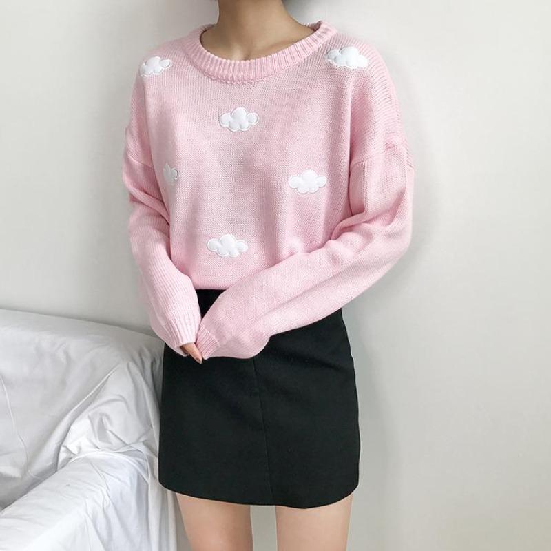 Eva | Women's long sleeve cloud sweater, casual style