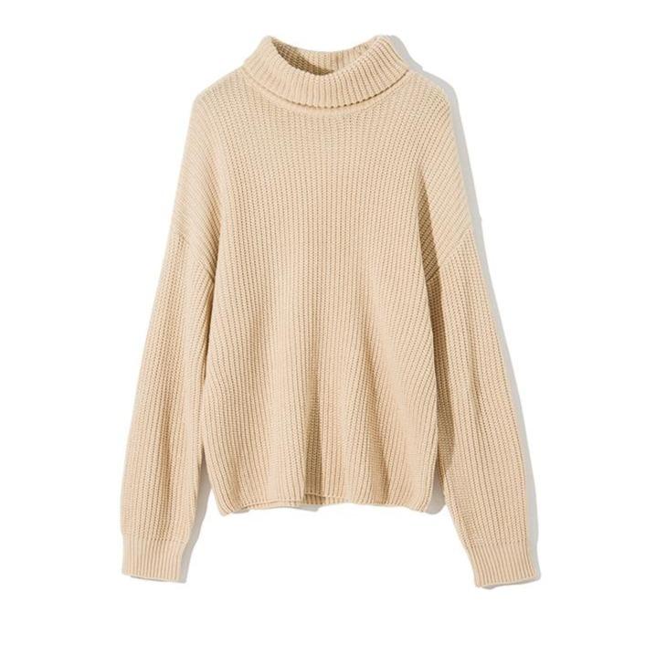 Graciela | Long thick turtleneck sweater for women