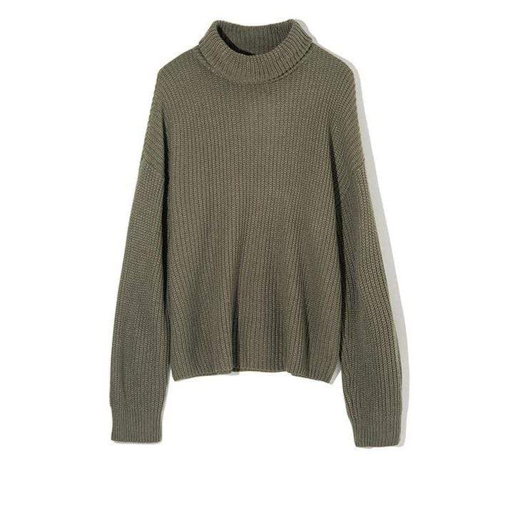 Graciela | Long thick turtleneck sweater for women