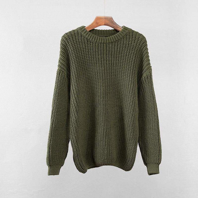 Adriana | Knitted loose autumn sweater for women