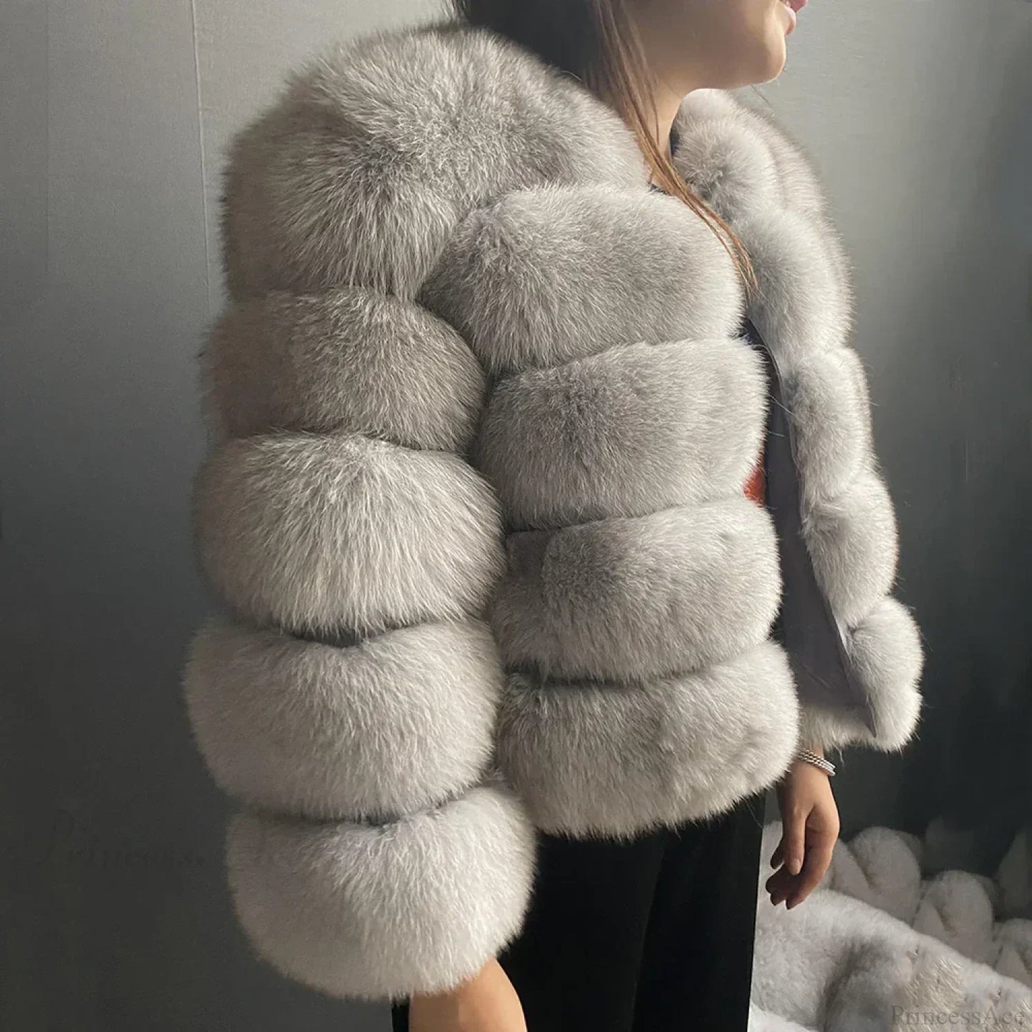 Fox Fur Winter Cold Weather Coat