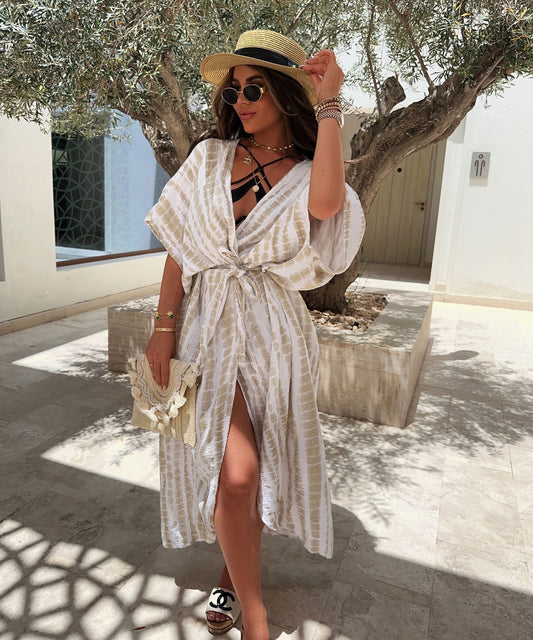 Mercedes® | Kimono Bliss Snake Beige