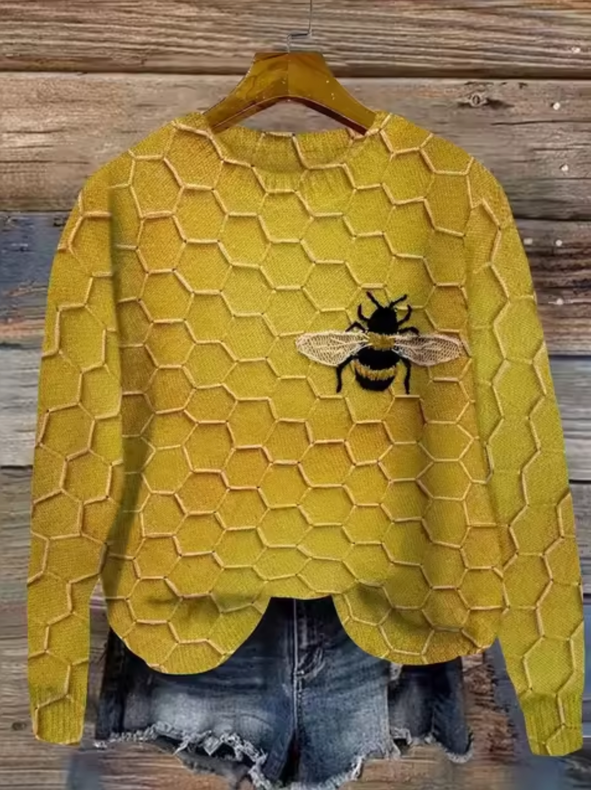 Norma | Knitted sweater with 3D print