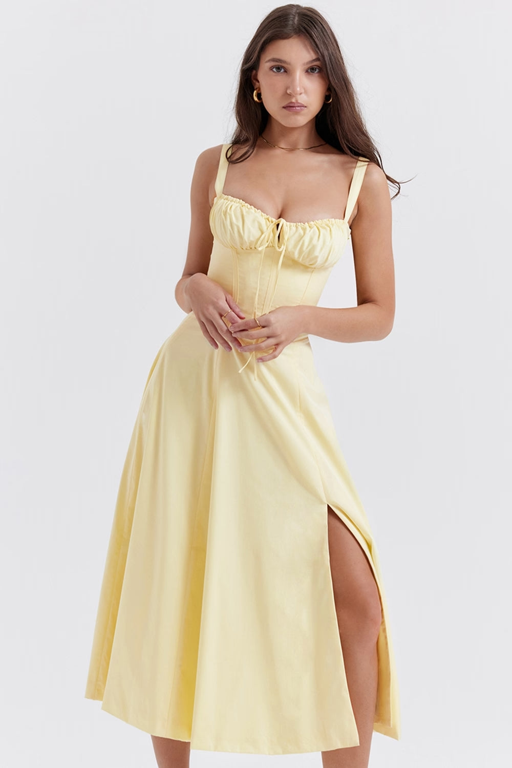 Sally | Spring Dress - Floral Print Party Dress