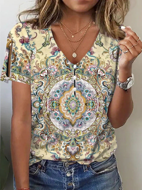 Margaret® | V-Neck Blouse