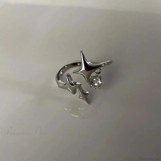 Gender-neutral Vintage Wings Skeleton Gothic Ring