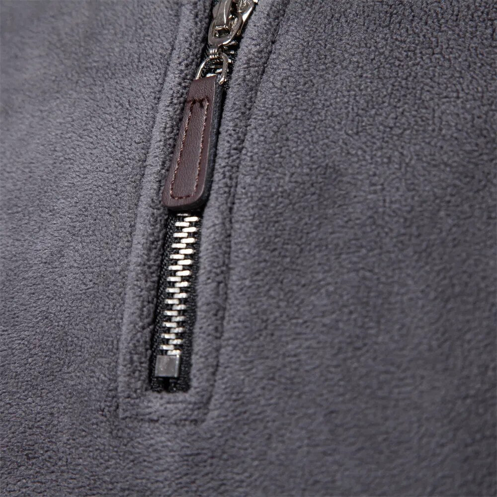 Mathew | Men's Half-Zip Long Sleeve Pullover Sweater