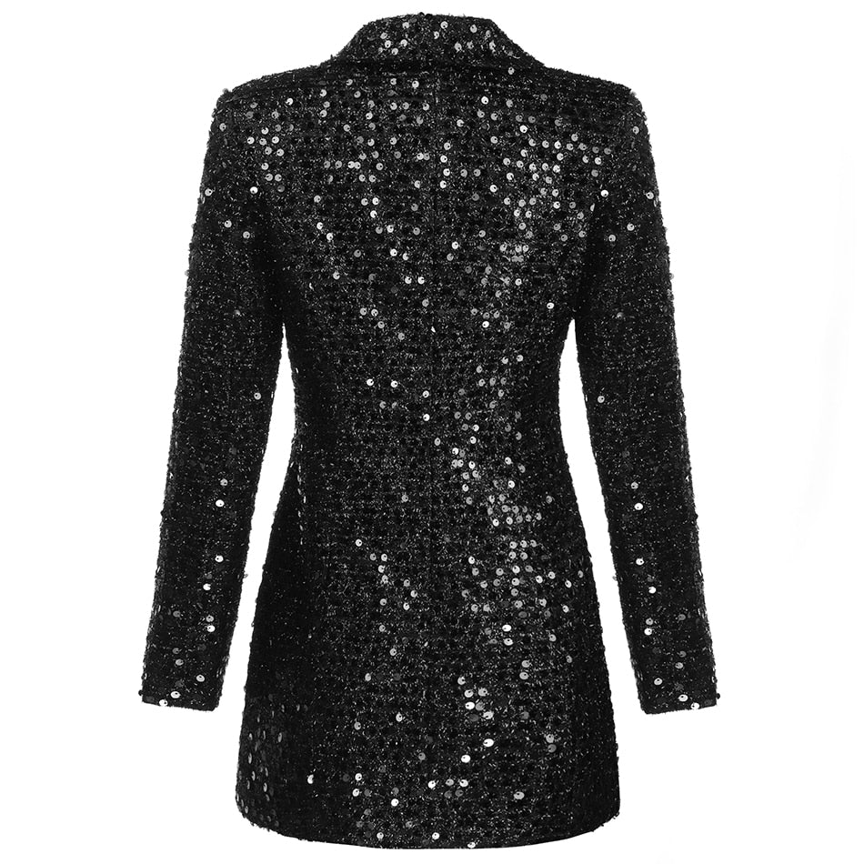 Gloria | Women's Sequin Blazer Mini Dress