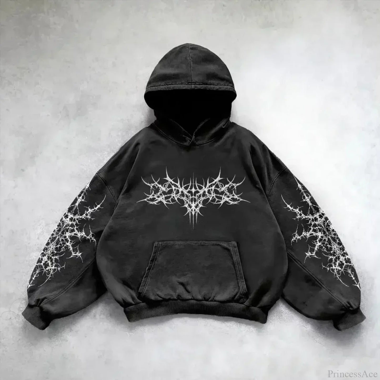 Goddess Pattern Print Hoodie