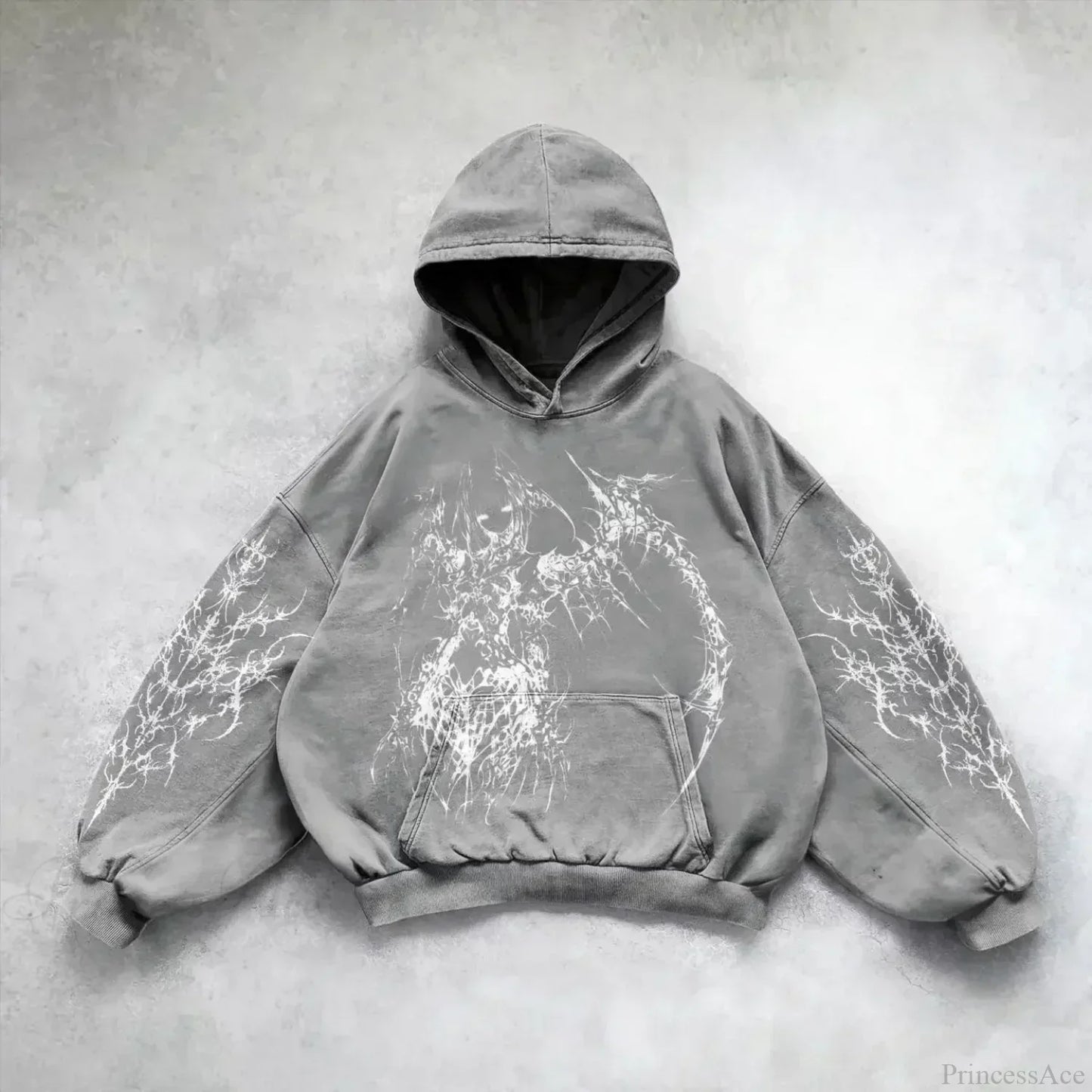 Goddess Pattern Print Hoodie