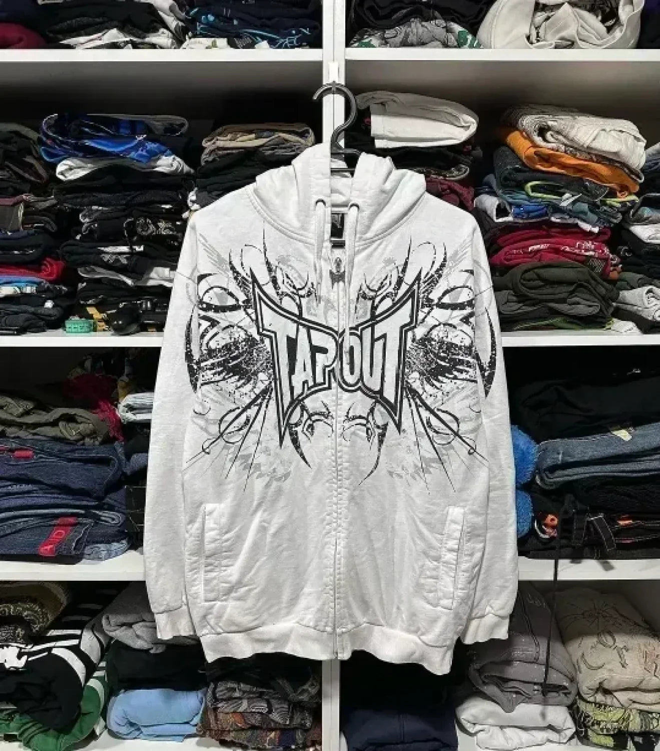 Gothic Letter Print Fall Hoodie