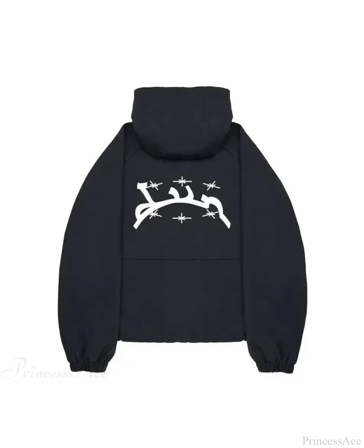 Gothic Punk Washed Zipper Hoodie