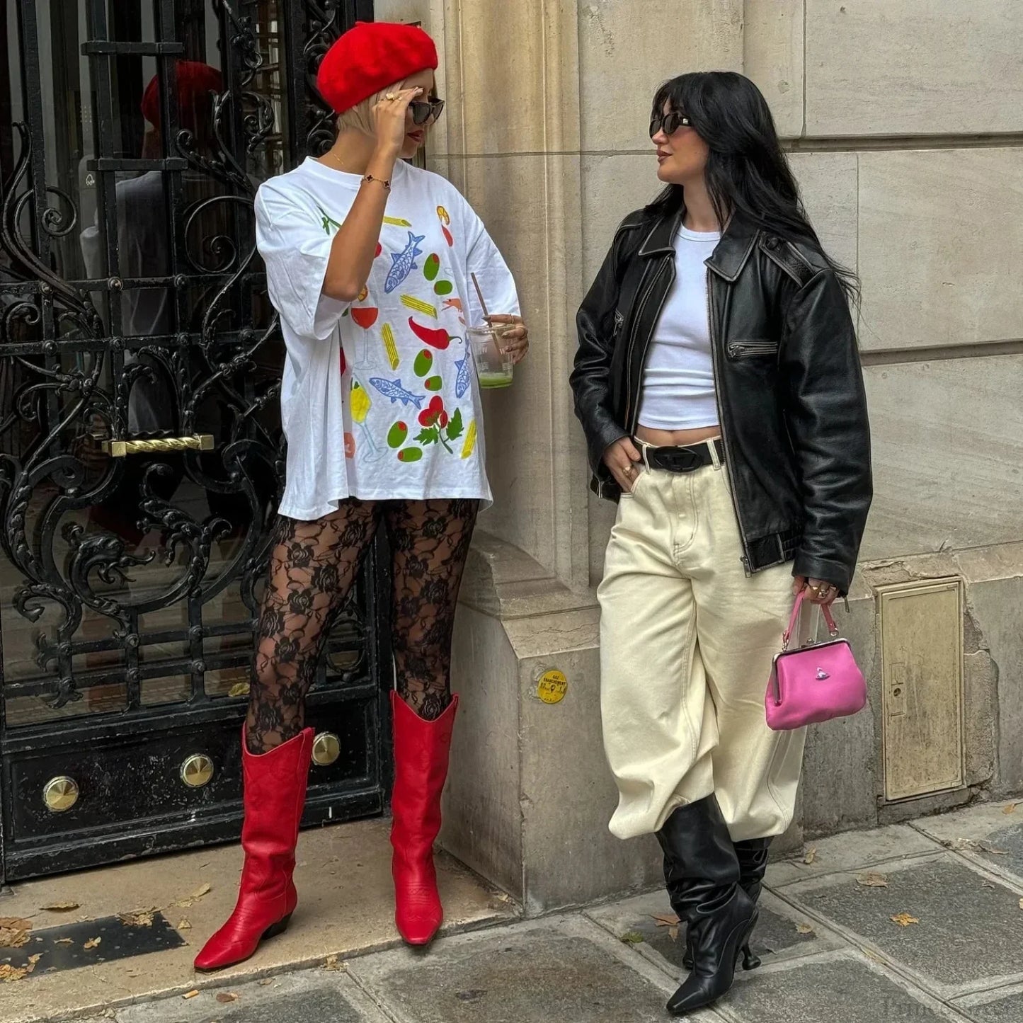 Harajuku Gothic Simple Icon Graphic T-shirt