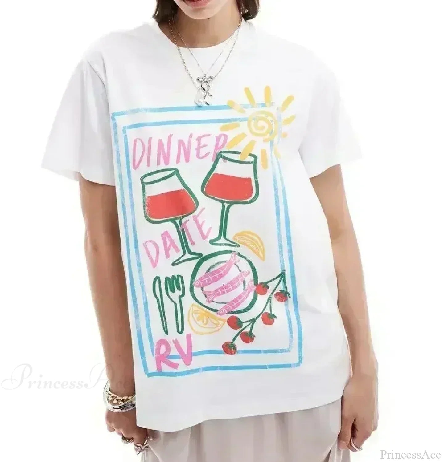 Harajuku Passionate Logo Graphic T-shirt