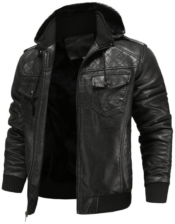 Dorian | Men's Hooded Bomber Jacket