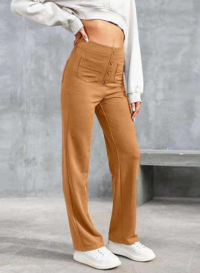 Victoria® | Women's high-waisted button-front pants