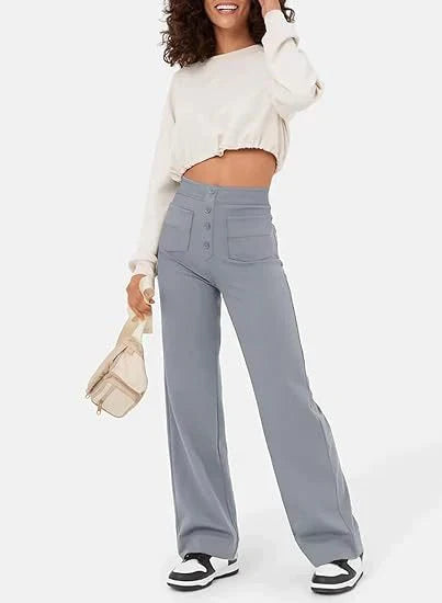 Victoria® | Women's high-waisted button-front pants
