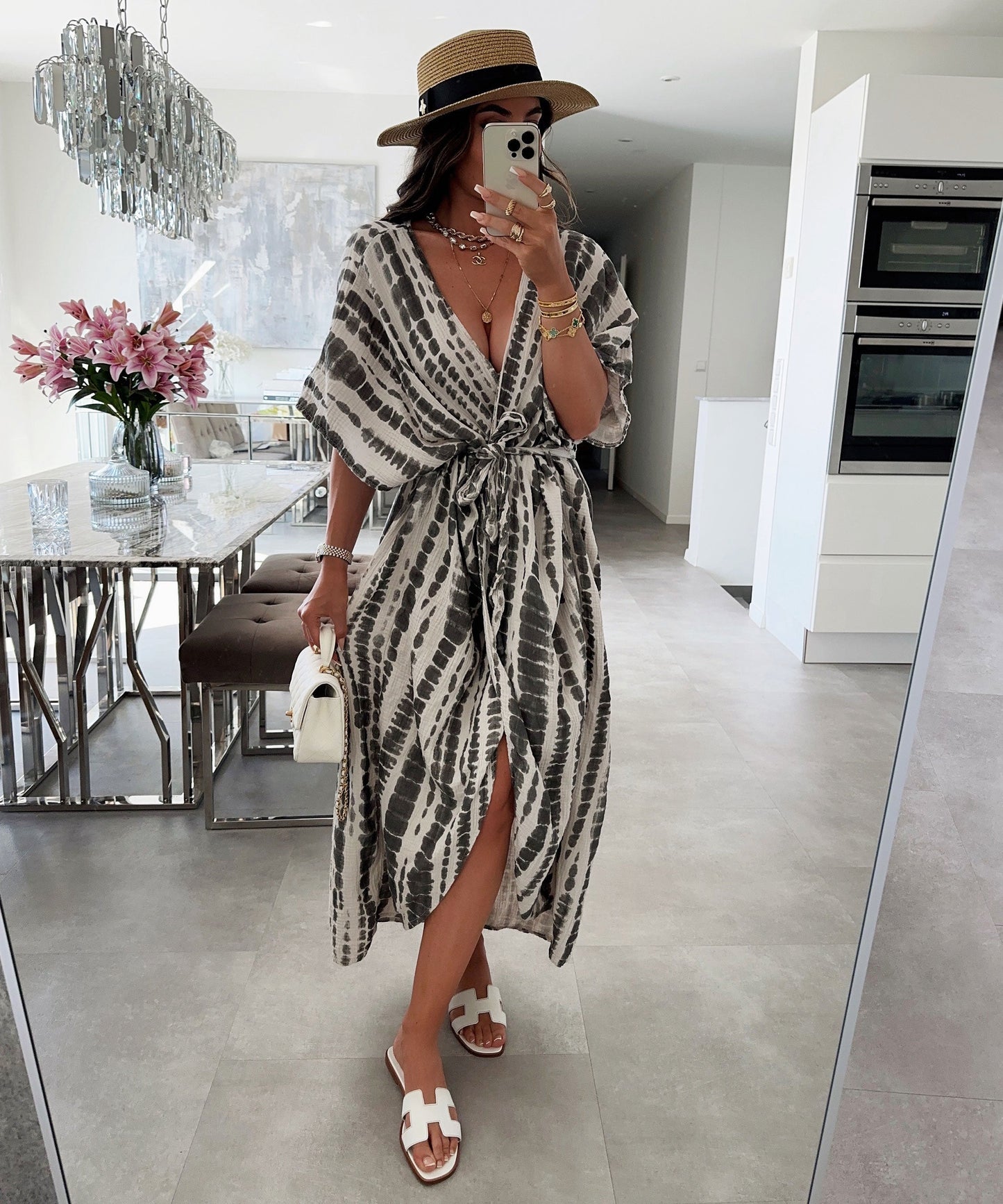 Erika® | Kimono Bliss Snake Schwarz