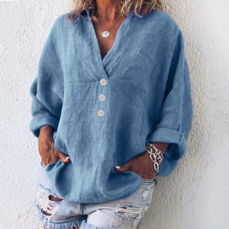 Holly | Women's Oversized Button Down Blouse