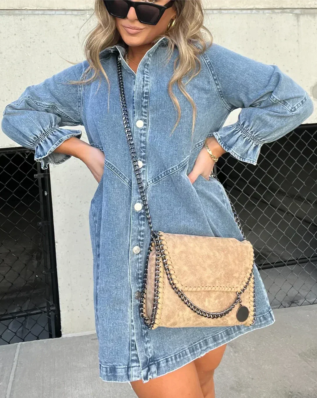 Lydia | Stylish Denim Dress for Women