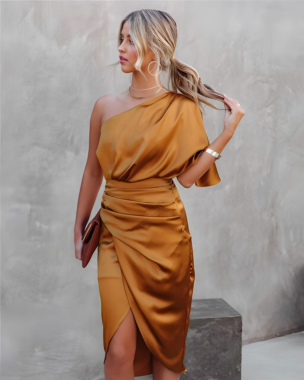 Camila® | Elegant Cocktail Dress With One Shoulder