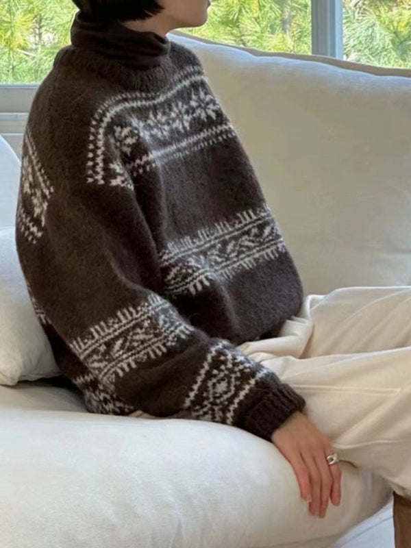Nell | Women's Fair Isle Relaxed Fit Jumper