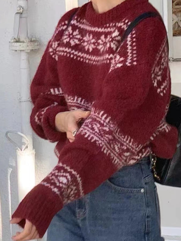 Nell | Women's Fair Isle Relaxed Fit Jumper