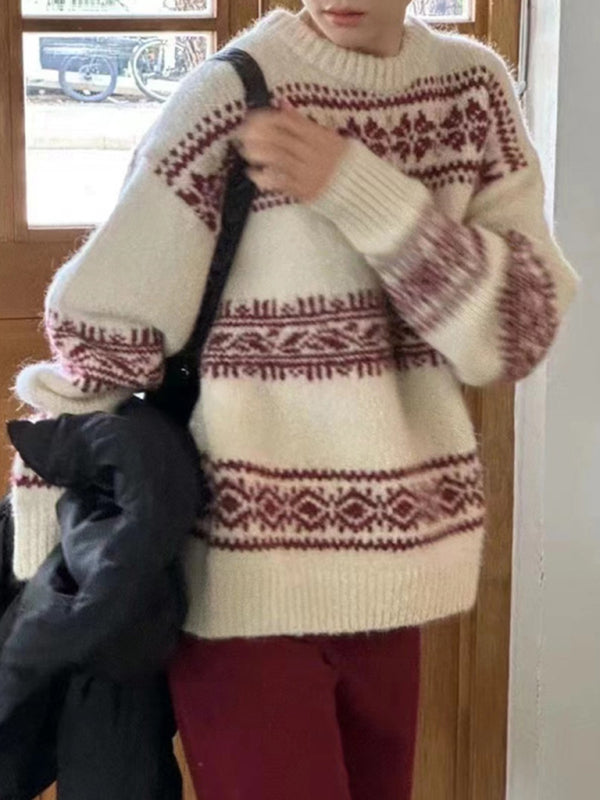 Nell | Women's Fair Isle Relaxed Fit Jumper