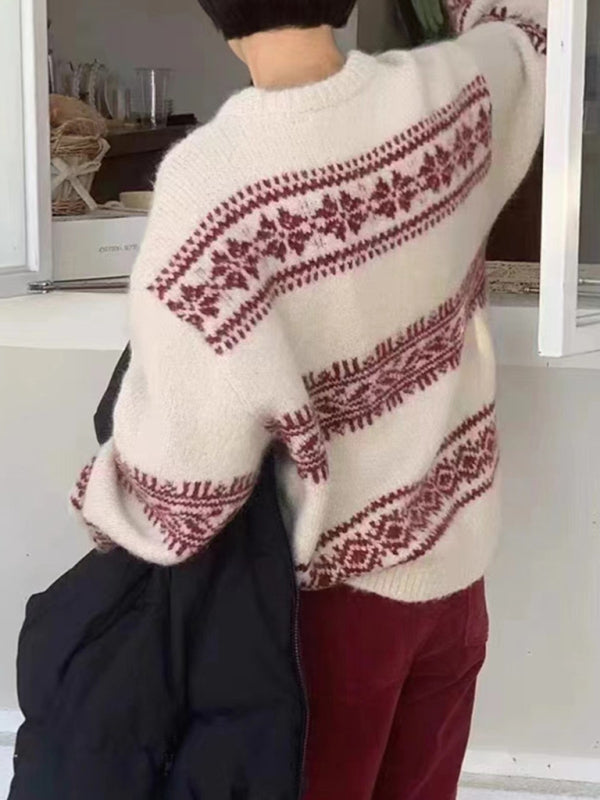 Nell | Women's Fair Isle Relaxed Fit Jumper