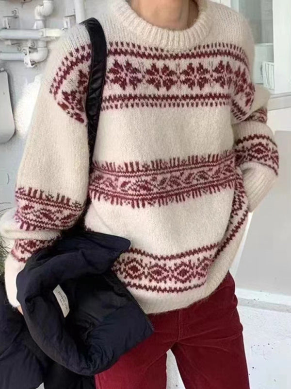 Nell | Women's Fair Isle Relaxed Fit Jumper